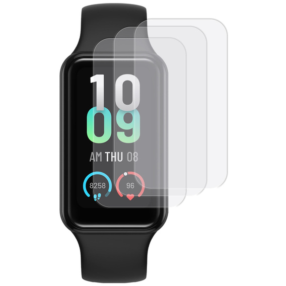 3x ERBORD Hydrogélová fólia pre Amazfit Band 7