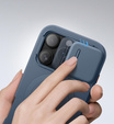Puzdro pre iPhone 16 Pro, Suritch Shockproof, pre MagSafe, tmavomodré