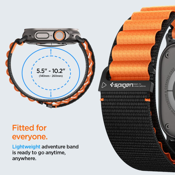 Spigen WBF1 remienok pre Apple Watch 8/9/10/11/SE/Ultra 1/2 (44/45/46/49 mm)