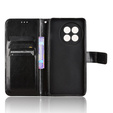 Klapkové puzdro pre OnePlus 13R, Crazy Horse Wallet, čierne