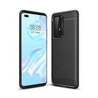 Obal na mobil pre Huawei P40 Pro, Carbon, čierne