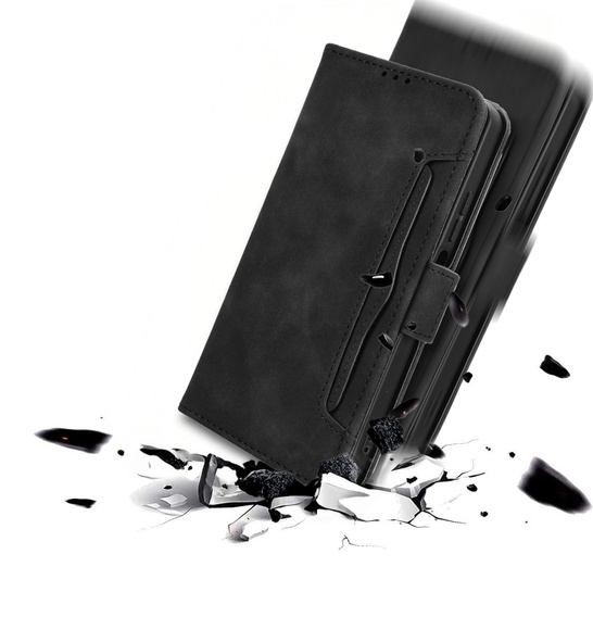 Klapkové puzdro pre Realme 14 5G / Realme 14T 5G, Card Slot, čierne