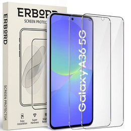2x tvrdené sklo ERBORD 9H Hard Glass na displeji pre Samsung Galaxy A36 5G