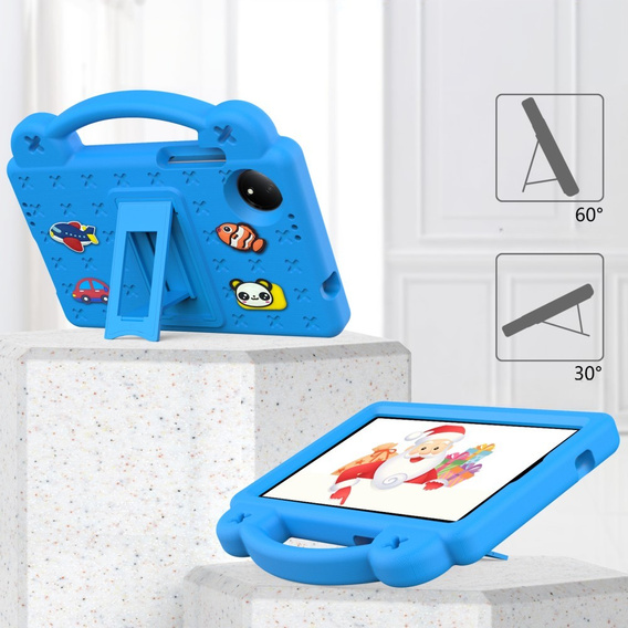 Detské puzdro pre Xiaomi Redmi Pad SE 8.7", Cute Patterns, so stojanom, modré