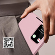 Flipové puzdro pre Samsung Galaxy S24 FE, Smart View Wallet, ružové