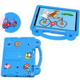 Detské puzdro pre iPad 9.7" 2018/2017 (6/5 gen.) / Pro 9.7" 2016, Cute Patterns, so stojanom, modré