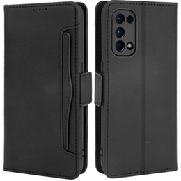 Klapkové puzdro pre Oppo Reno 5 5G, Card Slot, čierne