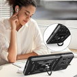 Obal na mobil pre Motorola Moto G15 / Motorola Moto G15 Power, CamShield Slide, čierne
