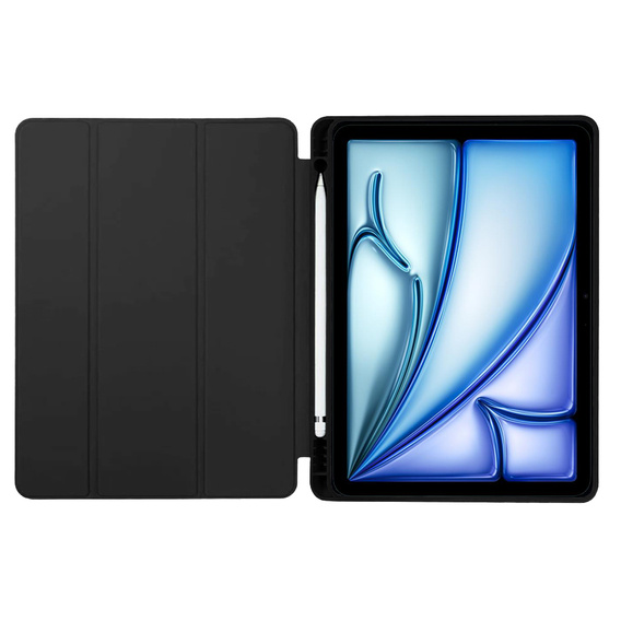 Puzdro pre iPad Air 13" 2025/2024 (7/6 gen.), Smartcase s priestorom pre stylus, čierne