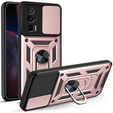 Obal na mobil pre Xiaomi Poco F5 Pro, CamShield Slide, ružové rose gold