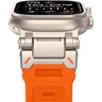 ERBORD ProTech remienok pre Apple Watch 1/2/3/4/5/6/7/8/9/SE/Ultra/Ultra 2 42/44/45/49MM, oranžový