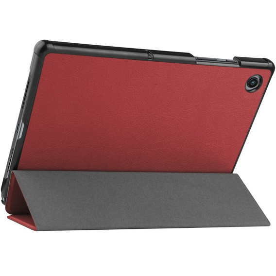 Puzdro pre Samsung Galaxy Tab A8 10.5 SM-X200 SM-X205, Smartcase, bordové