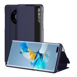 Flipové puzdro pre Huawei Mate 40 Pro, Side View, tmavomodré