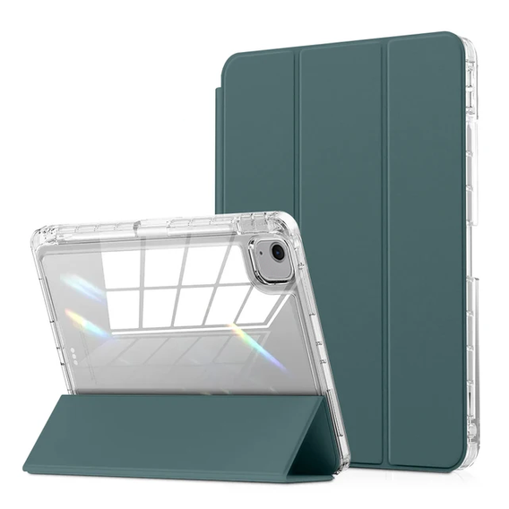 Puzdro pre Lenovo Tab M11, Smartcase Hybrid, so slotom na stylus, zelený