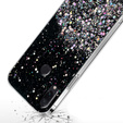 Obal na mobil pre Xiaomi Redmi Note 7, Glittery, čierne