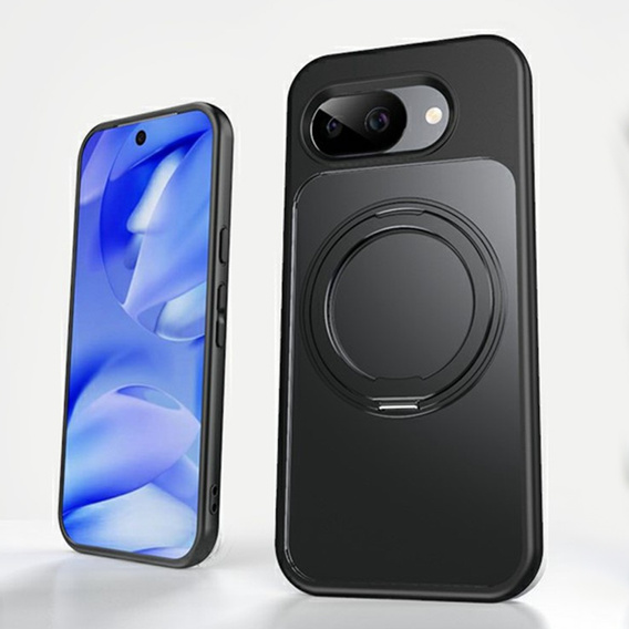 Puzdro pre Google Pixel 10a, pre MagSafe, so stojanom, čierne