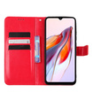 Klapkové puzdro pre Xiaomi Redmi 12C, Crazy Horse Wallet, červené