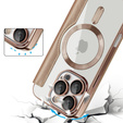 Klapkové puzdro pre iPhone 16 Pro, RFID Wallet MagSafe CamShield, zlaté