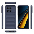 Obal na mobil pre Xiaomi Poco F6 Pro, Gaming Shockproof, tmavomodré