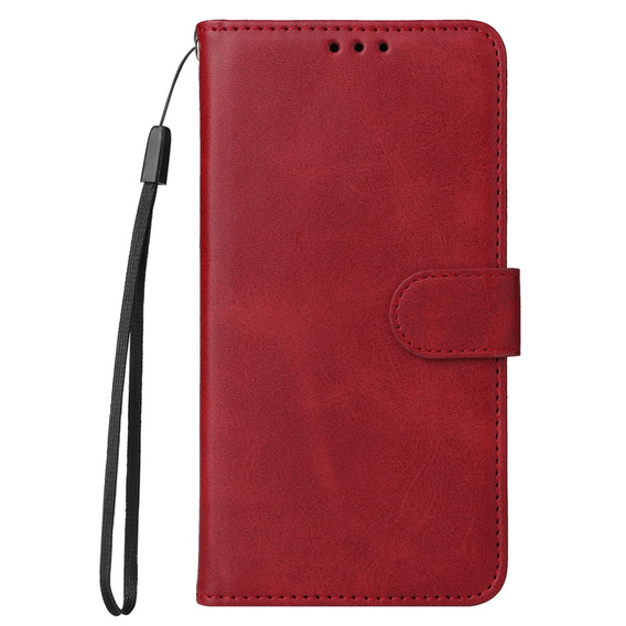 Klapkové puzdro pre Samsung Galaxy A34 5G, Leather Wallet, červené