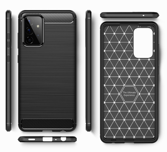 Obal na mobil pre Samsung Galaxy A53 5G, Carbon, čierne