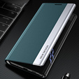 Klapkové puzdro pre Samsung Galaxy S22 Ultra 5G, Side Magnetic, zelený
