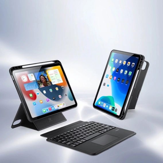 Puzdro + klávesnica iPad Pro 12.9 2021 / 2020, Dux Ducis Magnetic Keyboard, čierne