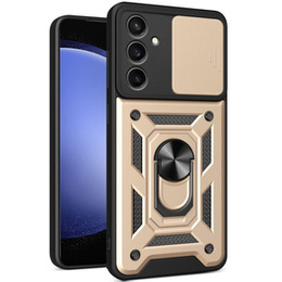 Obal na mobil pre Samsung Galaxy S23 FE, CamShield Slide, zlaté