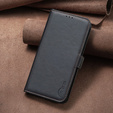 Klapkové puzdro pre Samsung Galaxy A15, BINFEN Wallet, čierne + 9H sklo