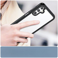 Obal na mobil pre Samsung Galaxy A14 4G/5G, Fusion Hybrid, transparentné / čierne
