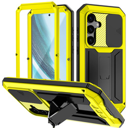 Obrnené puzdro pre Samsung Galaxy S25+ Plus, R-JUST, žlté