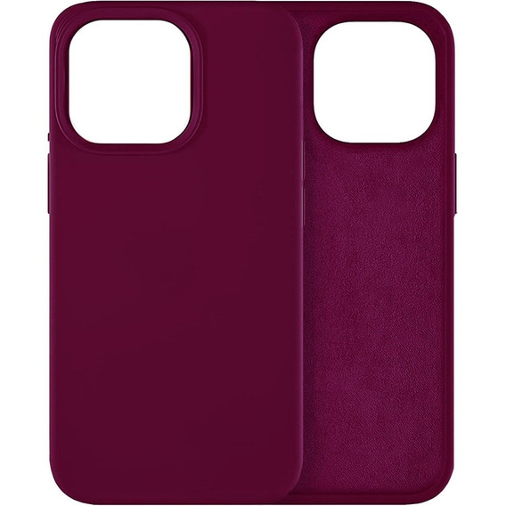 Obal na mobil pre iPhone 14 Pro, Silicone Lite, červené