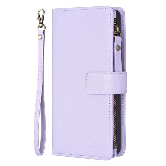 Klapkové puzdro pre Xiaomi Redmi 13C / Poco C65, Wallet Zipper Pocket, čierne