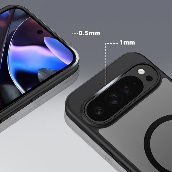 Puzdro pre Google Pixel 9 Pro XL, Fusion Hybrid, pre MagSafe, čierne