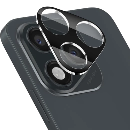 Tvrdené sklo na fotoaparát pre Honor 400 Lite, čierne