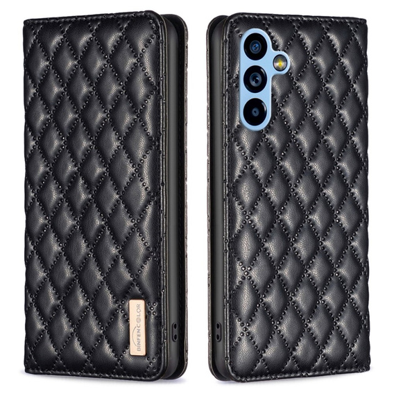 Klapkové puzdro pre Samsung Galaxy A54 5G, Wallet, BINFEN COLOR, čierne