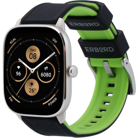 ERBORD Univerzálny 20 mm silikónový remienok