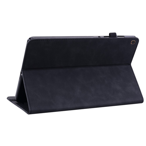 Obal na mobil pre Samsung Galaxy Tab S6 Lite, Wallet Pen Slot, čierne