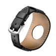 Kožený remienok pre Apple Watch 1/2/3/4/5/6/7/8/SE/Ultra 42/44/45/49 mm, čierny