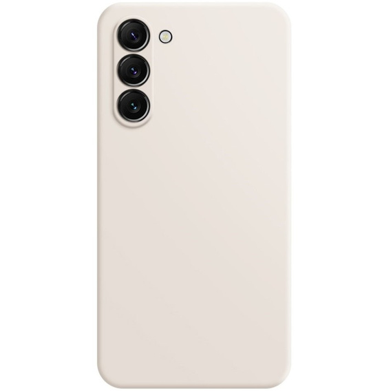 Obal na mobil pre Samsung Galaxy S23 5G, Silicone Lite, béžové