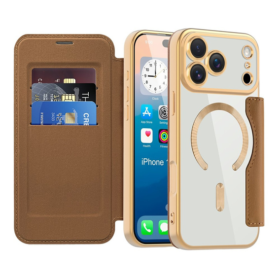 Peňaženkové flipové puzdro MagSafe RFID s ochranou fotoaparátu pre iPhone 17 Pro Max