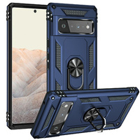 Pancierované obal na mobil pre Google Pixel 6 Pro, Nox Case Ring, tmavomodré