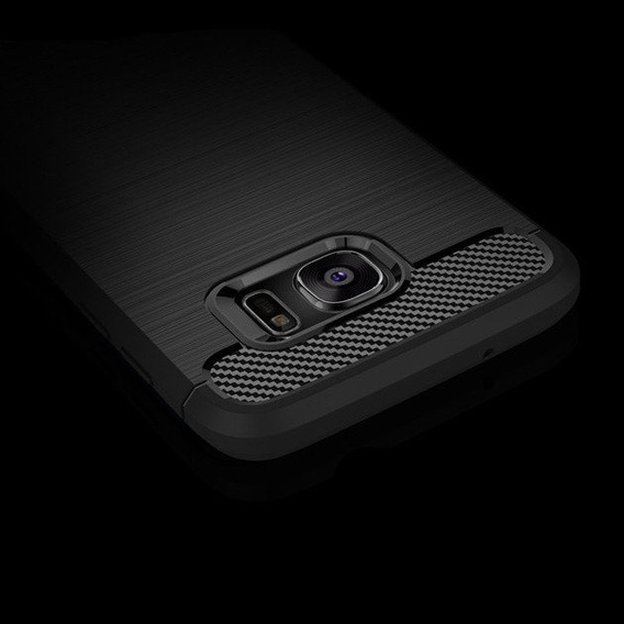 Obal na mobil pre Samsung Galaxy S7, Carbon, čierne