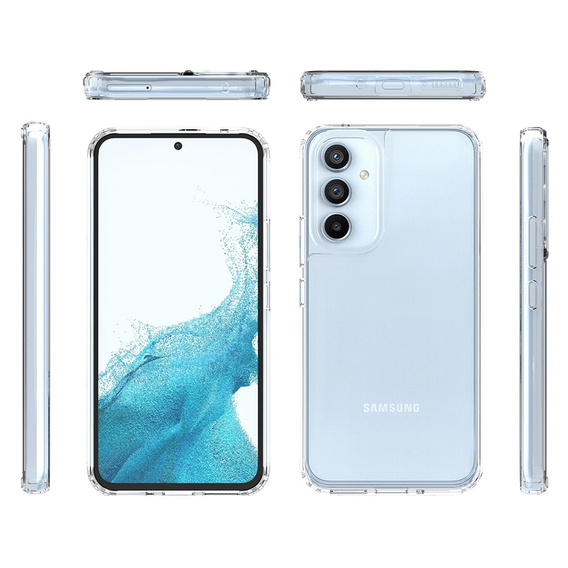 Obal na mobil pre Samsung Galaxy A54 5G, Fusion Hybrid, priehľadné