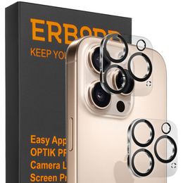 Tvrdené sklo na fotoaparát pre iPhone 16 Pro / 16 Pro Max, priehľadné