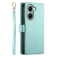 Klapkové puzdro pre Xiaomi Poco X7 Pro 5G, Wallet Zipper Pocket, zelený