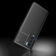 Obal na mobil pre Realme GT Explorer Master, Carbon Gel, čierne