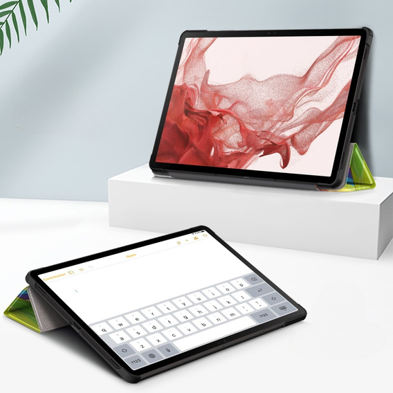 Obal na mobil pre Samsung Galaxy Tab S9, Smartcase Hybrid Pen Slot, sweet animals