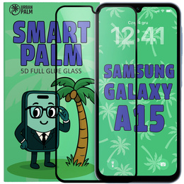 5D Full Glue Smart Palm tvrdené sklo pre Samsung Galaxy A15 4G/5G