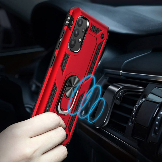 Pancierované obal na mobil pre Samsung Galaxy A72 5G, Nox Case Ring, modré